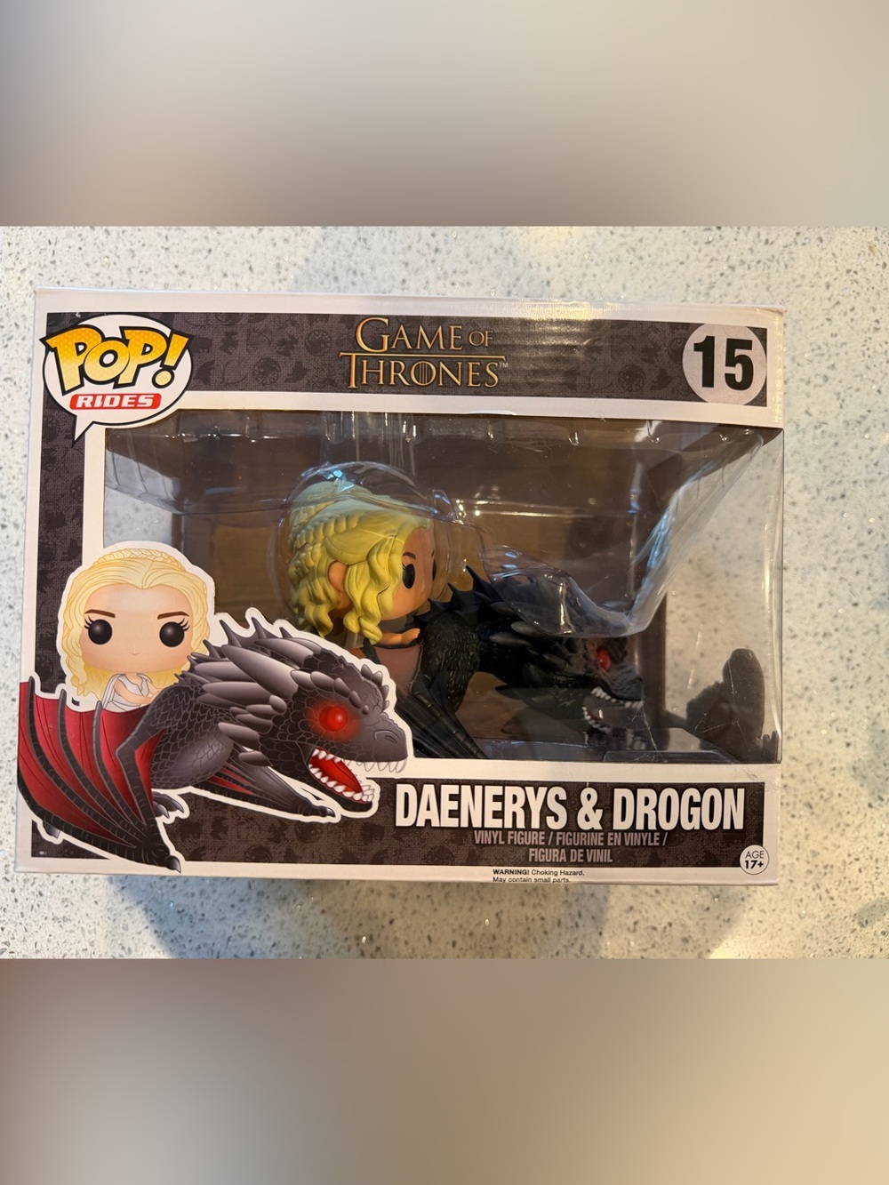 Funko Pop Rides Game Of Thrones Daenerys & Drogon #15 GOT Dragon